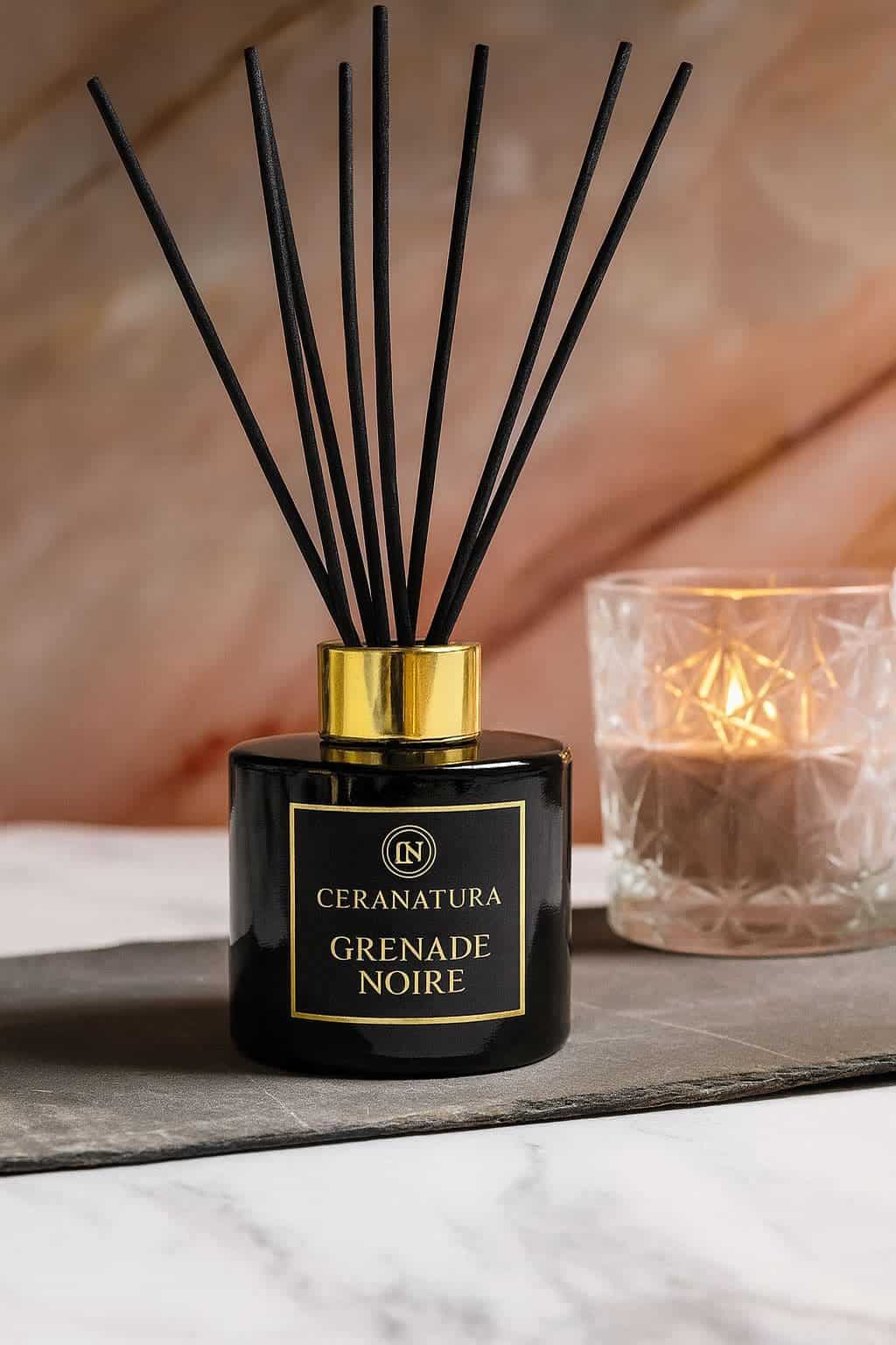 Bougies blanches sculpturales Ceranatura