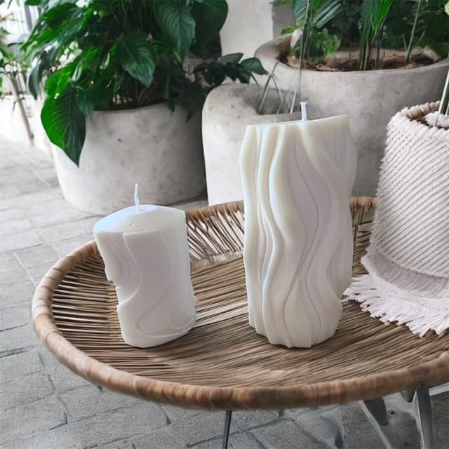 Bougies sculpturales Ceranatura